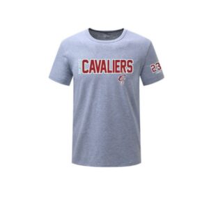 Cavaliers 23 James Gris Tee Bleu 5753