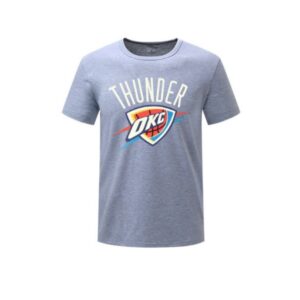 2016 OKC Thunder Westbrook Gris Tee Crème 5767