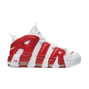 Nike Air More Uptempo Blanc Varsity Rouge Blanc 414962 100