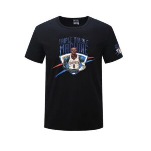 T-shirt noir des héros de la NBA 2016 5909