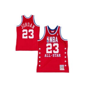 1988-89 Jordan #23 All-Star Maillot de basket-ball rouge 6988