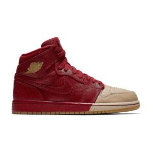 Wmns Air Jordan 1 Retro High Premium Baskets à bout trempé AH7389 607