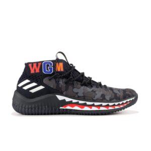 A Swimming Ape x adidas Dame 4 Noir AP9975