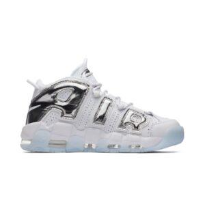 Wmns Nike Air More Uptempo Chrome Baskets 917593 100
