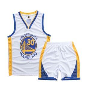 Uniforme pour enfants Golden State Warriors blanc 14568