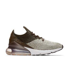 Nike Air Max 270 Flyknit Dark Hazel Light Bone/Blanc-Dark Hazel AO1023 002
