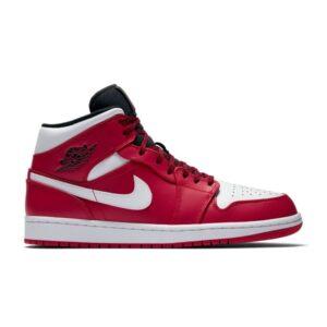 Air Jordan 1 Mid Chicago Gym Rouge Gris 554724 605