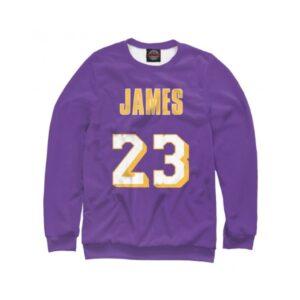 Sweat James 23 Sweat violet Blanc 17058