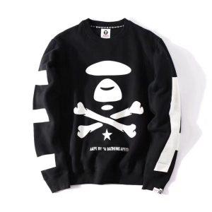 Sweat AAPE Noir Blanc Rose 17398