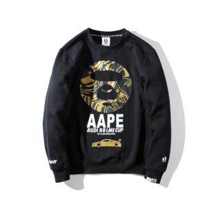 Sweat AAPE x Audi R8 Coupe LMS Noir 17442