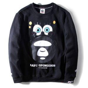Sweat AAPE x Bob l'éponge Rose 17360