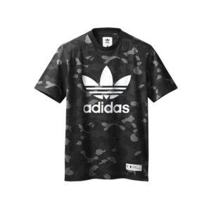 Bape x adidas adicolor Tee Cinder Gris 17196