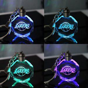 Porte-clés LED LA Lakers Blanc 18183