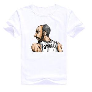 T-shirt Manu Ginobili Blanc T1 Blanc 18251