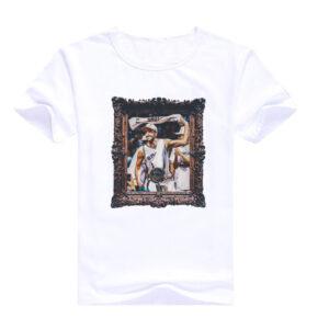 T-shirt Manu Ginobili Blanc T2 Gris 18261