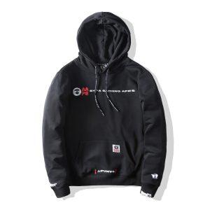 AAPE Gris Crazy Sweat à capuche Rose 19285