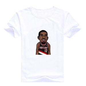 T-Shirt LaMarcus Aldridge 12 Blanc T1 Noir 18596