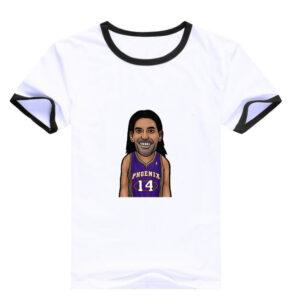 T-shirt Luis Scola 14 Blanc T1 Gris 18586