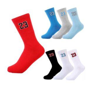 Chaussettes de sport Chaussettes avec numéro 23 Bleu 19241