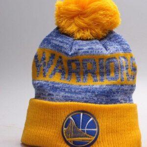 Warriors Mitchell & Ness Bonnet en tricot 2018 Argent 20339