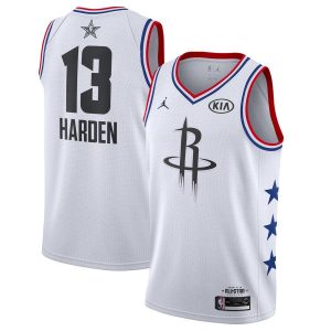 Maillot de basket-ball 2019 NBA All-Star James Harden Rockets #13 Maillot Swingman blanc 22996