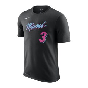 T-Shirt 2018-19 Wade Miami Heat Vice nuits Tee 24475