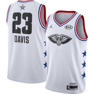Maillot de basket-ball 2019 NBA All-Star Anthony Davis Pelicans #23 Maillot Swingman blanc 26361