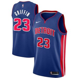 Maillot de basket-ball Blake Griffin Pistons 2017-18 # 23 Icon Bleu 26451
