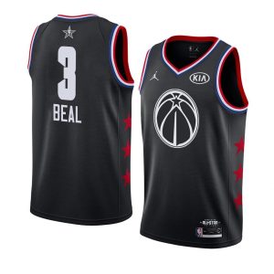 Maillot de basket-ball 2019 NBA All-Star Wizards Bradley Beal #3 Maillot Swingman Noir 26369