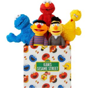 Kaws Sesame Street Uniqlo Peluche Coffret Complet Multi 26284