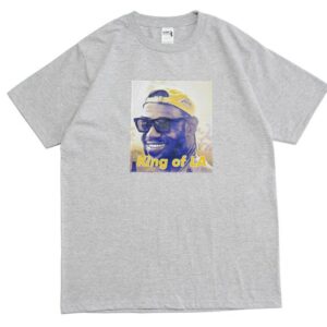 T-Shirt 2019 James Lebron King of LA Tee Gris Vert 29087