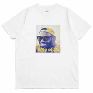 T-Shirt 2019 James Lebron King of LA Tee Blanc 29080