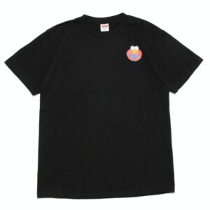 T-shirt 2019 KAWS x Sesame Street Elmo Tee Noir 28321