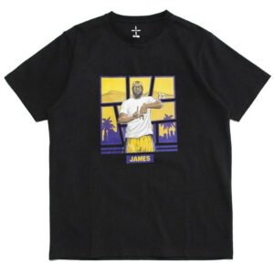 T-shirt James 23 Los Angeles Tee Noir 29098