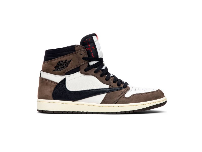 Travis Scott x Air Jordan 1 Retro High OG Mocha Baskets Blanc CD4487 100