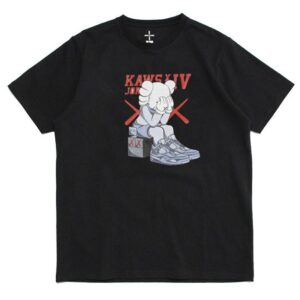 T-shirt 2019 KAWS x Jordan 4 Tee Noir 29123