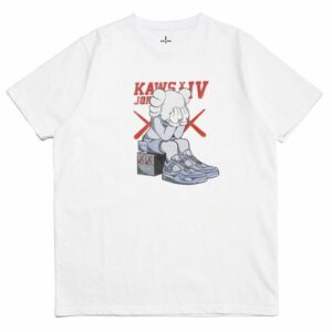 T-shirt 2019 KAWS x Jordan 4 Tee Blanc 29132