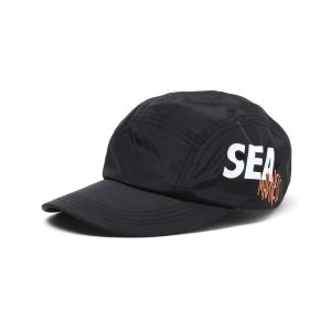 Casquette MADNESS x WIND AND SEA 5 Panels Casquette Noir Vert 30107