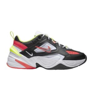 Nike M2K Tekno Noir Volt Crimson Baskets Vert CI2969 003