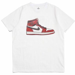T-shirt 2019 Air Jordan 1 Tee Blanc Chicago Blanc 33138