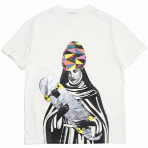 T-shirt 2019 Saint Skateboard Blanc Tee-shirt 33190
