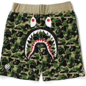 Short de sport BAPE ABC Shark Sweat Shorts Vert 35450