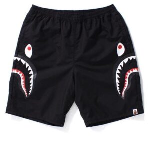 Short de sport BAPE Side Shark Beach Shorts Noir 35594