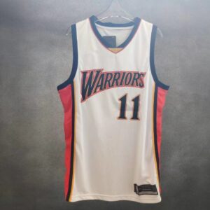 2009-10 Klay Thompson Warriors # 11 Maillot de basket-ball blanc 37658