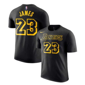 T-shirt 2018-19 LeBron James Lakers T-shirt noir 36879
