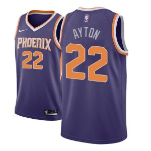 Maillot de basket-ball NBA Draft DeAndre Ayton Phoenix Suns # 22 Icon Bleu Orange 38091 2018