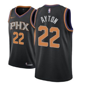 Maillot de basket-ball NBA Draft DeAndre Ayton Phoenix Suns # 22 Statement 2018 Noir Vert 38039