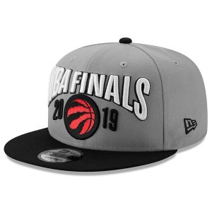 Snapback 2019 Champions de la Conférence Est Raptors Graphite Blanc 39124
