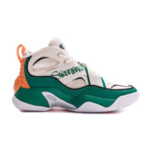 Baskets AND1 THE X STRAP HI Vert Orange 39361