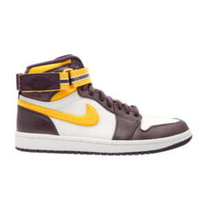 Air Jordan 1 Retro High Strap Grand Purple Varsity Maize Blanc 342132 571